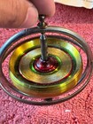 Antique Vintage Gyroscope Spinning Top In Box Instructions Table Toy France Made