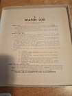 Watch-log Navigation Vintage Nautical Tool For Calculating Maritime Objectives 