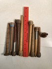 Bobbins Spools Wood Industrial Style 3 -10  Spindles Vtg Wooden Quills Lot-10 