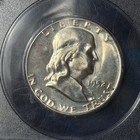 90  Silver Proof Coin 1952 Ben Franklin Half Dollar Pcgs Pr65