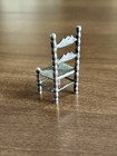 Antique European Sterling Silver Doll House Chair - 16 Grams - Unique Hallmarks