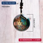 Da Piao Liang Sacred Geometry Orgone Pendant Necklace With Metatron s Cube   Man