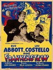 1948 Abbott And Costello Meet Frankenstein Movie Poster 11x17 Dracula Wolf Man    