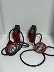 2 Vintage Koehler Wheat Permissible Lamp Miners Helmet Light Untested  S16