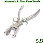 Rubber Dam Punch Surgical  Dental Instruments Stainless Steel 