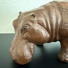 Red Mill Hand Carved Hippopotamus 1987