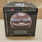 Olympia  Infoglobe Digital Caller Id Clock Grey black Mint New In Box