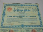 Vintage Share Certificate Stock Bond Action Dickson Walgrave Spinning Mills 1927