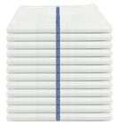 New Bulk 12-120 Pack Stripe Kitchen Cleaning Bar Towels Barmops Heavy Duty 16x19