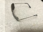  Mens Large Silver Mirror Retro Pilot Rectangular Aviator Sunglasses