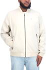 Nautica Men   s Lightweight Striped Collar Bomber Jacket