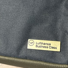 Lufthansa Business Class Amenity Kit  Blue Zippered Case
