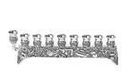 Chai Jewish Hanukkah Menorah For Oil Or Candles Decorative Holder