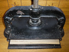 Antique Cast Iron Book Press - 57 Lbs - 12 5 8  X 9 3 4  Plate