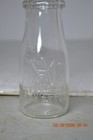 Vintage Altamont  Milk Co Tupper Lake Ny 1 2 Pint Embossed Milk Bottle