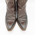 Vtg Nacona Cowboy Boots Men 9d Brown Leather Retro Western Rockabilly Point Toe