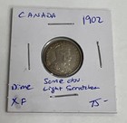 1902 Canada 10 Cent Silver Dime Coin