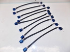 9  Bmrs -3 Lt Wt Steel Braided Lines W  Wear Cover An-4 Fittings  Race 061725-24