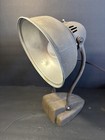 Antique Industrial Light Lamp Base Table Lamp Office Shop Deal Brown Cast Iron