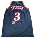 Allen Iverson Autograph Signed Philadelphia 76ers Jersey Beckett Witnessed Coa 6