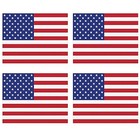 Beistle 4 Piece 10  X 13  Plastic Usa American Flag Placemats For Patriotic 