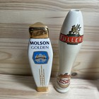 Lot Of 28 Draft Beer Tap Handles Bar Decor Bass Elm City Miller Strohs Harp Read
