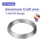 18 Gauge Craft Wire  99 Feet 1mm Floral Wire Bendable For Jewelry Silver 