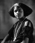 Fashionable Young Black Woman In Pearls C1920s  Vintage Photo Reprint