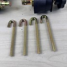 4pcs Ladder Rack Ratchet Straps J-hook 2in Round Tube Mount 1 5in X 7 5ft 500lb