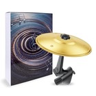 Easter Gifts  Mini Cymbal  Car Air Vent Mini Drum Crash Cymbal  Funny Gold