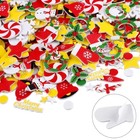 Christmas Theme Foam Stickers Assorted Shapes 600 Pieces Christmas Decorations