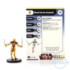 Star Wars Miniatures Masters Of The Force Blood Carver Assassin 23 40 W  Card