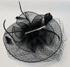 Fascinator Pill Box Hat For Cocktail  Tea Party With Headband  Clip And Veil