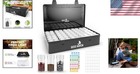 Compact Seed Vault Container - Light-proof With 60 Bottles For Easy Gardening