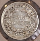 1856 Silver Seated Liberty Half Dime Xtra Fine   56800