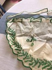 Vintage 1950   s Christmas Sheer Half Apron
