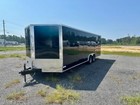 New 8 5x24 V-nose Enclosed Car Hauler Trailer 5200 Lb Axles  080 Exterior Metal