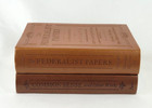 Common Sense And The Federalist Papers   Set Of 2 Faux Leather Books Brand New  