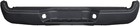 Rear Black Step Bumper Kit With Pads Brackets And Bolts Compatible