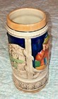 Vintage Germany Beer Stein  playing Cards  No Lid  No Music Box