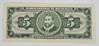 1968 Nicaragua 5 Cordobas P116a Serie B Au unc