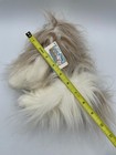 New Animal Alley Shih Tzu Dog Plush 10    Shaggy Hairy Brown White Puppy Bows Tags
