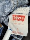 Vintage 70s 80s Levis Size 1 Kids Jeans Blue Denim 100  Cotton Made In Usa