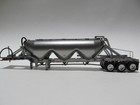 Dcp First Gear 1 64 Scale Petwer Silver Frame Triple Axle Heil Pneumatic Tanker