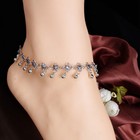 Women Gold Silver Plated Toe Ring Ankle Bracelet Chain Foot Jewelry Anklet D_z8