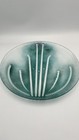 Maurice Heaton Signed Mh 1948 Fused Art Glass Plate 12  W  Exhibition Catalog