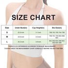 Women Seamless Halter Sports Bra Open Back Padded Workout Crop Tank Size S m l