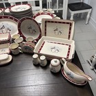 Royal Seasons Snowman Stoneware Dinnerware Holiday Christmas You Choose Sets