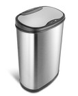 Nine Stars 13 2 Gallon Trash Can  Motion Sensor Kitchen Trash Can  Stainless Ste