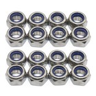 M2-12 Din985 304 Stainless Steel Nylon Insert Lock Nut Hex Nylock Nuts
